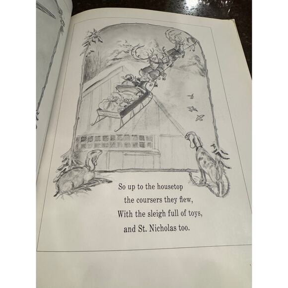 The Night Before Christmas Illustrated by Tasha Tudor 1979 5th printing HC - Picture 8 of 13